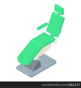 Stomatology chair icon. Isometric of stomatology chair vector icon for web design isolated on white background. Stomatology chair icon, isometric style