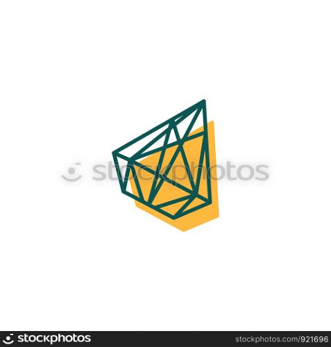 stone, diamond, gem creative logo template, icon isolated elements vector illustration. stone, diamond, gem logo template, icon isolated elements