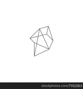 Stone Gems logo illustration vector template