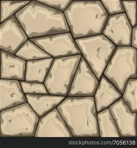 stone seamless pattern. simple brown stone seamless pattern. Vector illustration