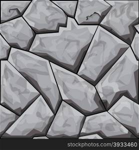 stone seamless pattern. simple grey stone seamless pattern. Vector illustration