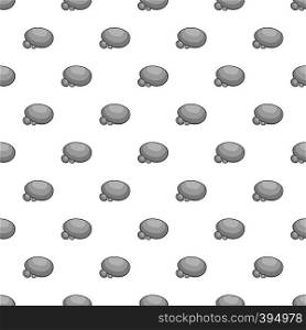 Stones pattern. Cartoon illustration of stones vector pattern for web. Stones pattern, cartoon style