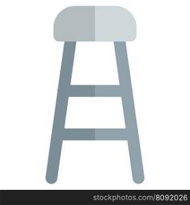 Stool with extended legs and a seat.. Stool with extended legs and a seat