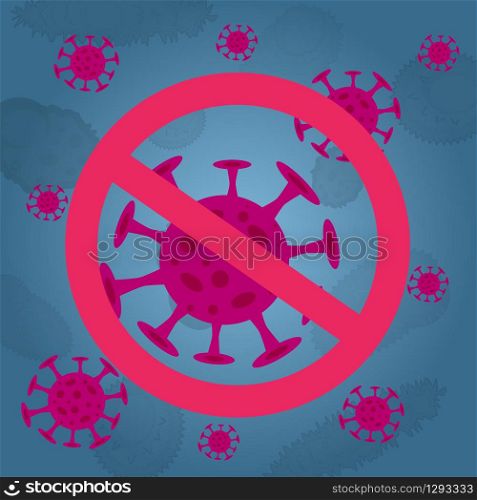 Stop coronavirus. Coronavirus outbreak in China. The fight against coronavirus. The danger of coronavirus and the risk to public health. Pandemic medical concept. Stop coronavirus. The fight against coronavirus. The danger of coronavirus and the risk to public health