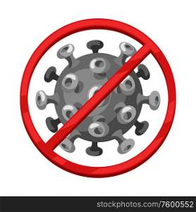 Stop Covid-19. Background with coronavirus molecule. Illustration of new virus symbol. Global pandemic.. Stop Covid-19. Background with coronavirus molecule.