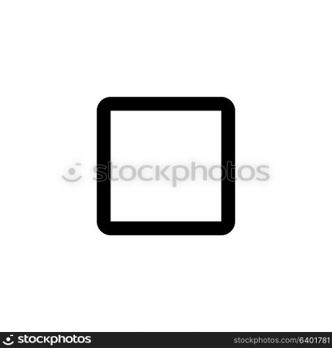 stop, Icon on isolated background