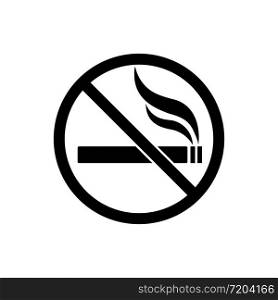 Stop smoking, no smoking icon in black. Forbidden symbol simple on isolated background. EPS 10 vector. Stop smoking, no smoking icon in black. Forbidden symbol simple on isolated background. EPS 10 vector.