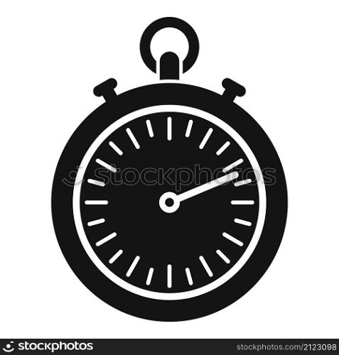 Stop timer icon simple vector. Stopwatch time, Countdown speed. Stop timer icon simple vector. Stopwatch time