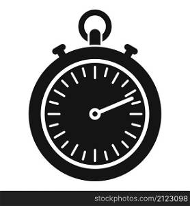 Stop timer icon simple vector. Stopwatch time, Countdown speed. Stop timer icon simple vector. Stopwatch time