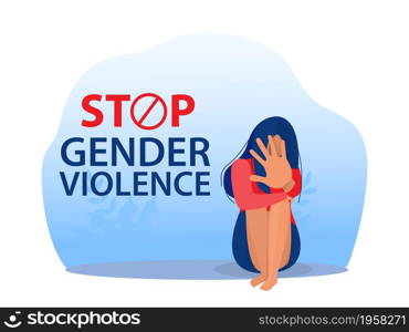 stop violence against Women, international women\'s day vector illustration