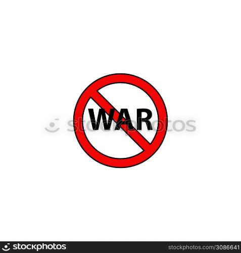 stop war icon vector design templates white on background