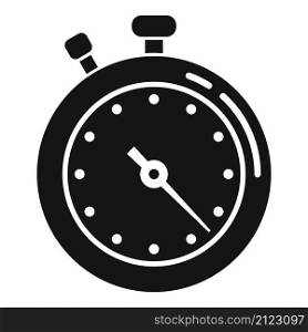 Stop watch icon simple vector. Timer clock. Stopwatch time. Stop watch icon simple vector. Timer clock