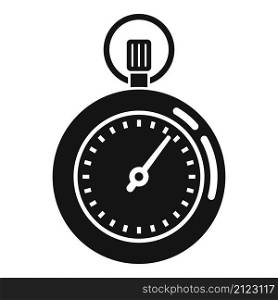 Stopclock icon simple vector. Stopwatch clock. Watch timer. Stopclock icon simple vector. Stopwatch clock