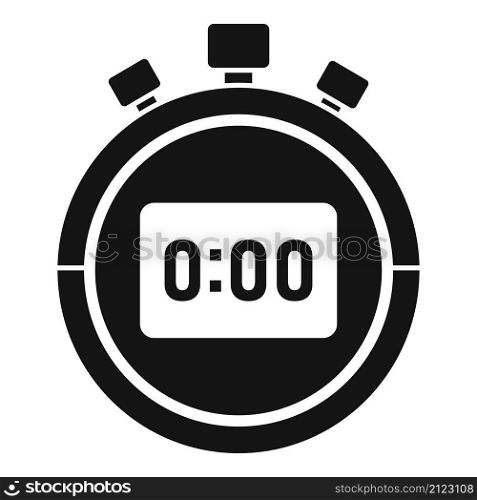 Stopwatch arrow icon simple vector. Stop clock. Watch timer. Stopwatch arrow icon simple vector. Stop clock