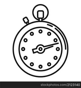 Stopwatch deadline icon outline vector. Watch clock. Timer countdown. Stopwatch deadline icon outline vector. Watch clock