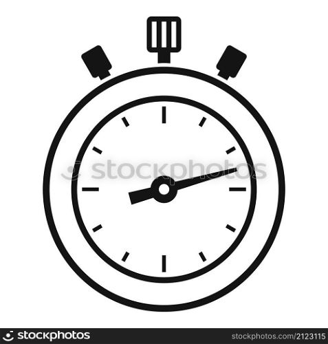 Stopwatch deadline icon simple vector. Watch clock. Timer countdown. Stopwatch deadline icon simple vector. Watch clock