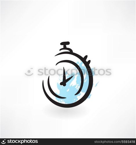 stopwatch grunge icon