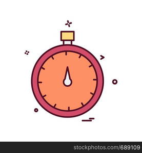 Stopwatch icon design vector