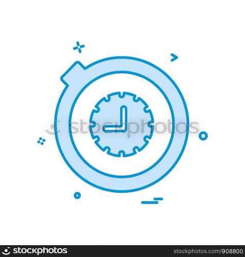 Stopwatch icon design vector