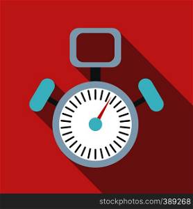 Stopwatch icon. Flat illustration of stopwatch vector icon for web design. Stopwatch icon, flat style