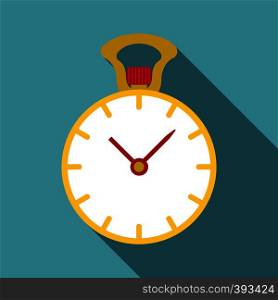 Stopwatch icon. Flat illustration of stopwatch vector icon for web. Stopwatch icon, flat style