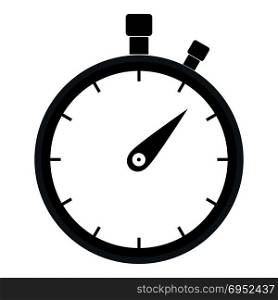 Stopwatch icon icon black color vector illustration isolated