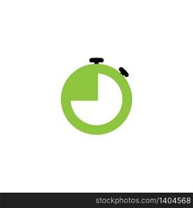 stopwatch icon, logo design template