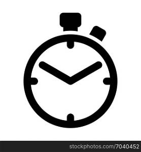 stopwatch, icon on isolated background