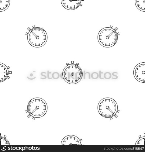 Stopwatch icon. Outline illustration of stopwatch vector icon for web design isolated on white background. Stopwatch icon, outline style