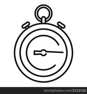 Stopwatch icon outline vector. Stop clock. Watch timer. Stopwatch icon outline vector. Stop clock