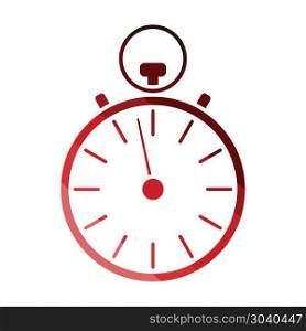Stopwatch icon. Stopwatch icon. Flat color design. Vector illustration.