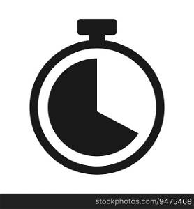 Stopwatch icon. Timer. Watch. Simple flat design. Vector art