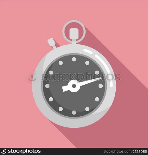 Stopwatch meter icon flat vector. Clock watch. Timer countdown. Stopwatch meter icon flat vector. Clock watch