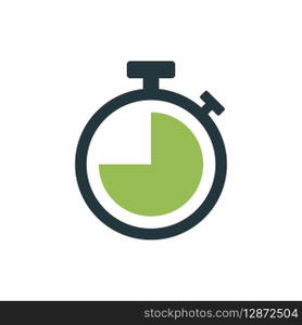 Stopwatch Timer Icon Vector Template