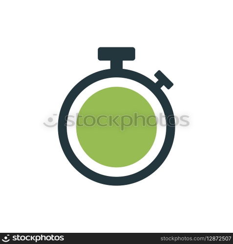 Stopwatch Timer Icon Vector Template