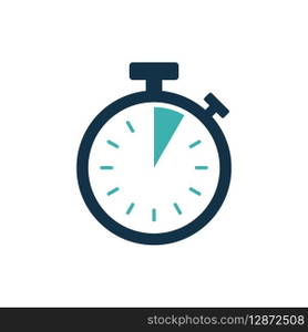 Stopwatch Timer Icon Vector Template