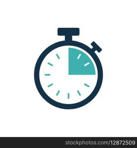 Stopwatch Timer Icon Vector Template