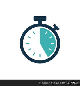 Stopwatch Timer Icon Vector Template
