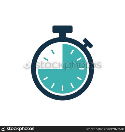 Stopwatch Timer Icon Vector Template