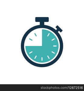 Stopwatch Timer Icon Vector Template