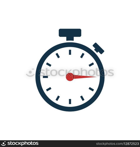 Stopwatch Timer Icon Vector Template