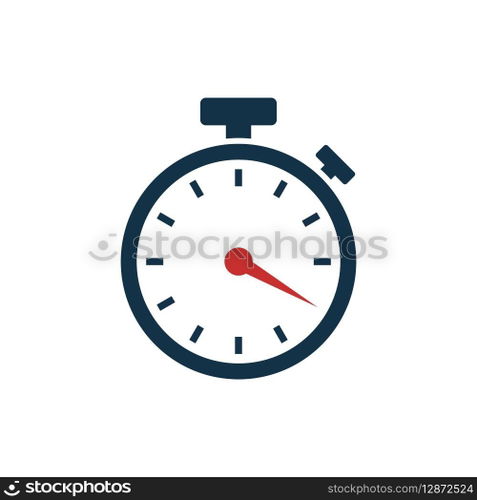 Stopwatch Timer Icon Vector Template
