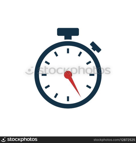 Stopwatch Timer Icon Vector Template
