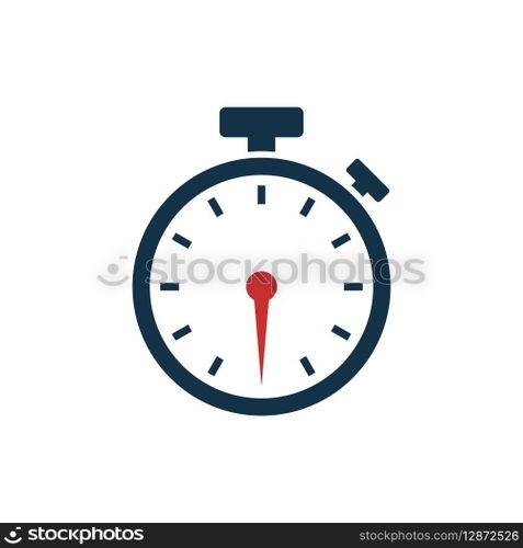 Stopwatch Timer Icon Vector Template