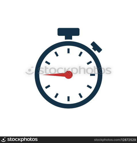 Stopwatch Timer Icon Vector Template