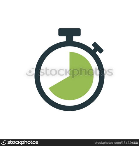 Stopwatch Timer Icon Vector Template