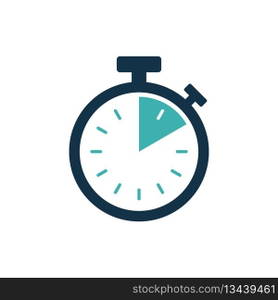 Stopwatch Timer Icon Vector Template