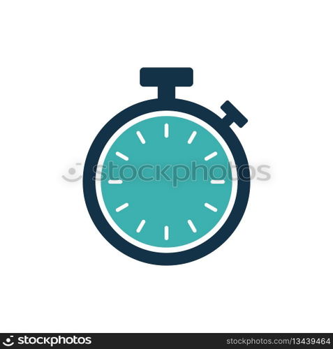 Stopwatch Timer Icon Vector Template