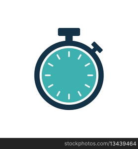 Stopwatch Timer Icon Vector Template