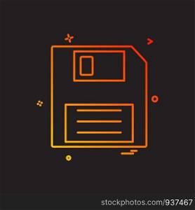 Storage icon design vector